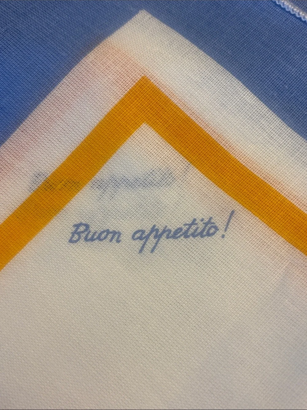 NEW Vintage Italian 100% Cotton / Linen Napkin Set - 12